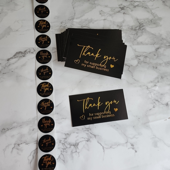 100 Pcs.Thank you Cards & Stickes Bundle - Picture 8 of 8